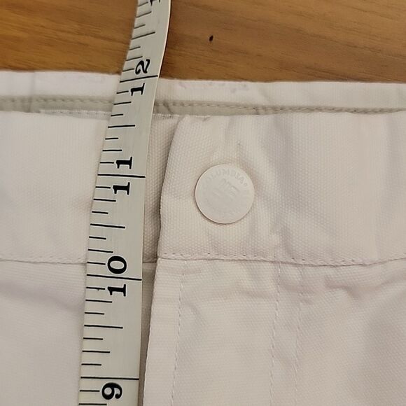 Columbia white cotton canvas shorts Size 14 - Picture 10 of 11